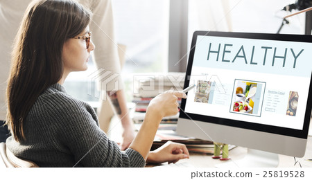Healthy Foods Wellbeing Lifestyle Nutrition Concept Healthy Foods Wellbeing Lifestyle Nutrition Concept 25819528