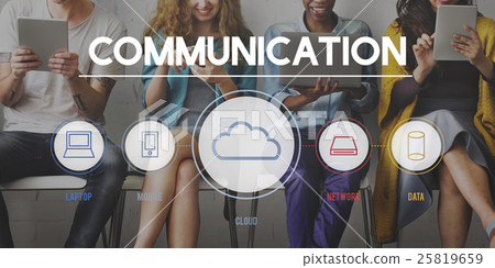 Cloud Connection Communucation Networking Concept Cloud Connection Communucation Networking Concept 25819659