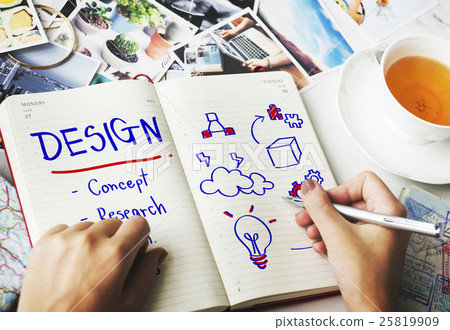 Stock Photo: Inspiration Development Design Creative Thinking Concept