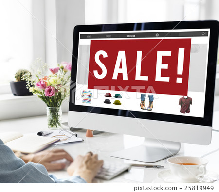 Sale Discount Promotion Marketing Graphic Concept Sale Discount Promotion Marketing Graphic Concept 25819949