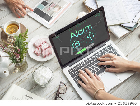 Alarm Clock Time Management Concept Alarm Clock Time Management Concept 25819966
