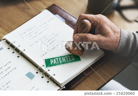 Patented Brand Identity License Product Copyright Concept 25820060