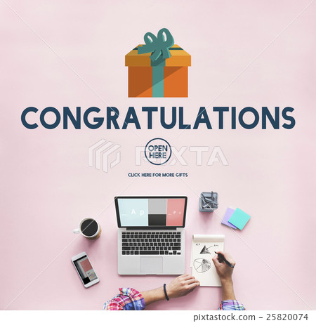 Congratulations Celebration Congrats Greeting Concept Congratulations Celebration Congrats Greeting Concept 25820074