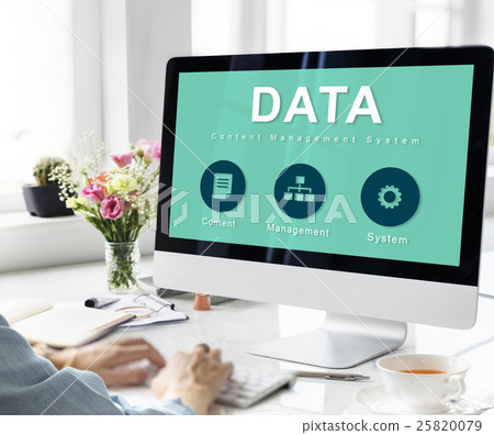 Data Website Development Network Concept 25820079