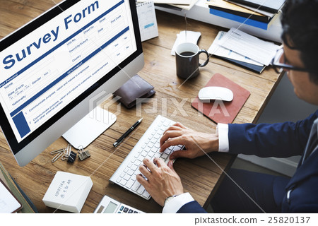 Survey Form Research Poll Form Concept Survey Form Research Poll Form Concept 25820137