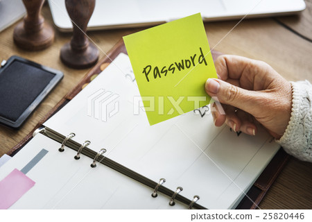Password Security Protection Safe Concept 25820446