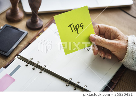 Tips Tricks Helpful Information Concept 25820451