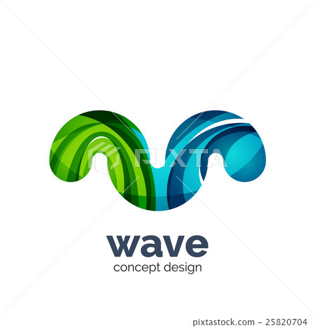 Business vector logo template - wave Business vector logo template - wave 25820704