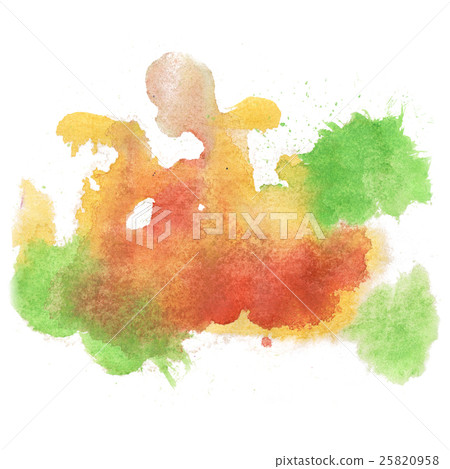 watercolor abstract splash. watercolor green brown watercolor abstract splash. watercolor green brown 25820958