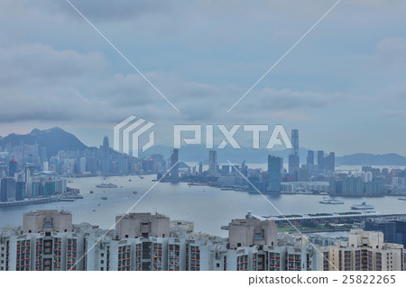 View of Hong Kong from black hill View of Hong Kong from black hill 25822265