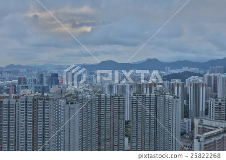View of Hong Kong buildings View of Hong Kong buildings 25822268