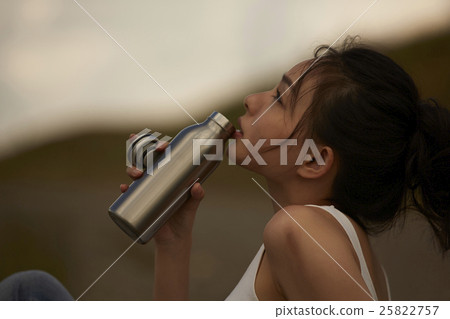 A woman traveling in the wilderness A woman traveling in the wilderness 25822757