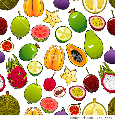 Vector pattern of bright exotic and tropical Vector pattern of bright exotic and tropical 25823535