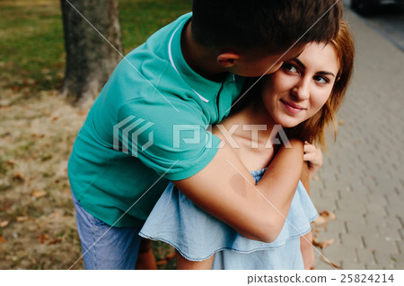 guy and girl in the park guy and girl in the park 25824214