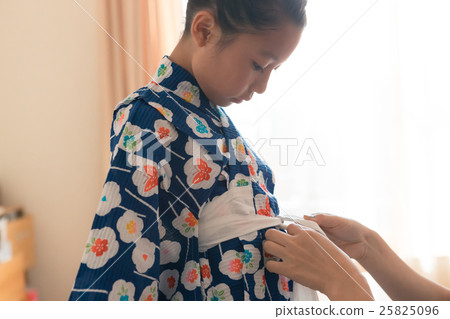 yukata, summer kimono, fitting 25825096