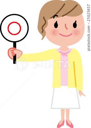 男性整個身體與女人微笑 25825657