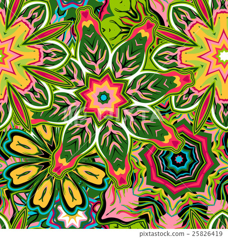 Unique hand drawn abstract vector floral Unique hand drawn abstract vector floral 25826419