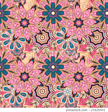 Unique hand drawn abstract vector floral 25826441