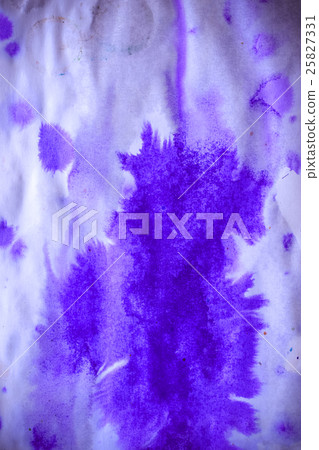 abstract ink stains with wet streaks on white 25827331
