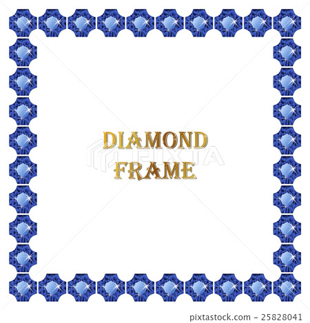 Sapphire square frame Sapphire square frame 25828041