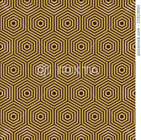 Seamless Abstract Vector Pattern With Hexagons 25829085