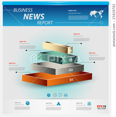 Business infographic template Business infographic template 25829782