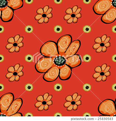 Abstract flower seamless pattern background. Abstract flower seamless pattern background. 25830583