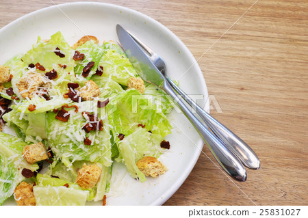 Caesar salad on the table Caesar salad on the table 25831027