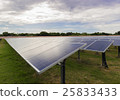 Solar panel facing up to receive sunlight 25833433