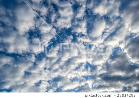 Blue sky with clouds rain day 25834292