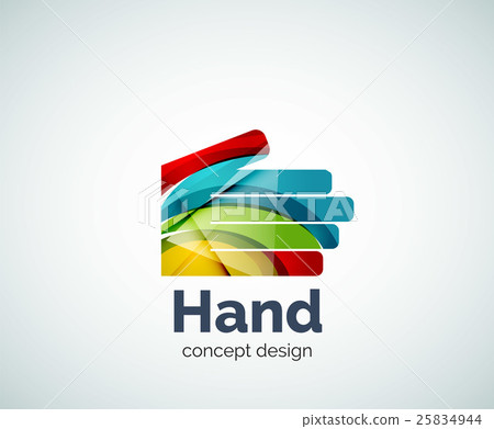 Hand logo template 25834944