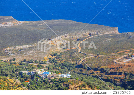 Chora Sfakion town on Crete, Greece Chora Sfakion town on Crete, Greece 25835765