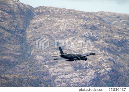Military Plane in Chilean Fijords 25836487