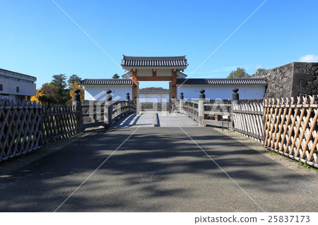 Yamagata Castle Honmaru single gates gate Yamagata Castle Honmaru single gates gate 25837173