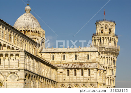 Pisa Cathedral Square with green grass Pisa Cathedral Square with green grass 25838155