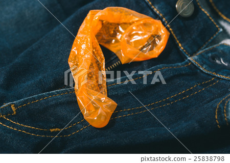 Used condom on jeans Used condom on jeans 25838798