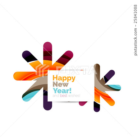 Geometric Christmas sale or promotion ad banner 25841088