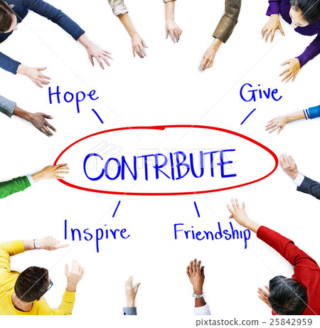 Contribute Support Care Assistance Help Concept 25842959