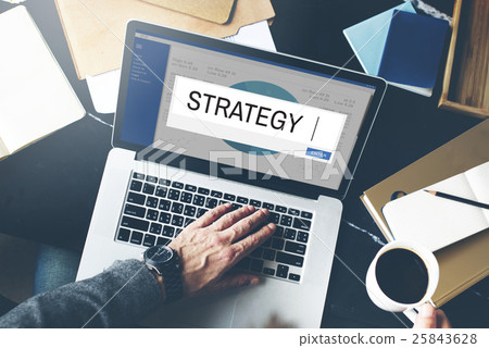 Strategy Analytics Solution Business Concept 25843628