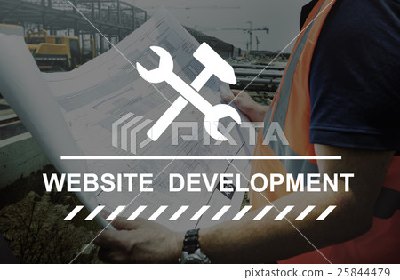 Constuction Hammer Wedge Website Webpage Concept Constuction Hammer Wedge Website Webpage Concept 25844479