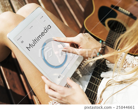 Button Volume Audio Music Sound Graphic Concept 25844661