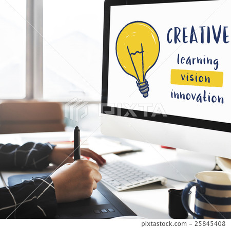 Creative Think Invention Inspiration Concept 25845408