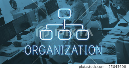 Organization Chart Business Company Concept Organization Chart Business Company Concept 25845606