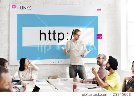 HTTP WWW Website Links Search Box Graphic Concept HTTP WWW Website Links Search Box Graphic Concept 25845608