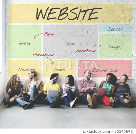Website Content Web Design Concept Website Content Web Design Concept 25845648