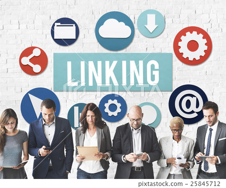 Linking Internet Connection Website Concept 25845712