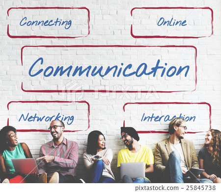 Social Network Connection Internet Digital Words Concept 25845738