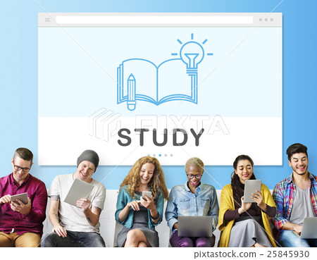Be Creative E-learning Innovation Education Knowledge Concept Be Creative E-learning Innovation Education Knowledge Concept 25845930