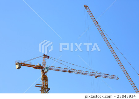 machinery crane construction, tool of building machinery crane construction, tool of building 25845934