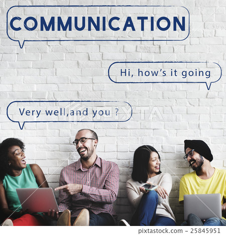 Social Network Speech Bubble Text Graphic Concept Social Network Speech Bubble Text Graphic Concept 25845951